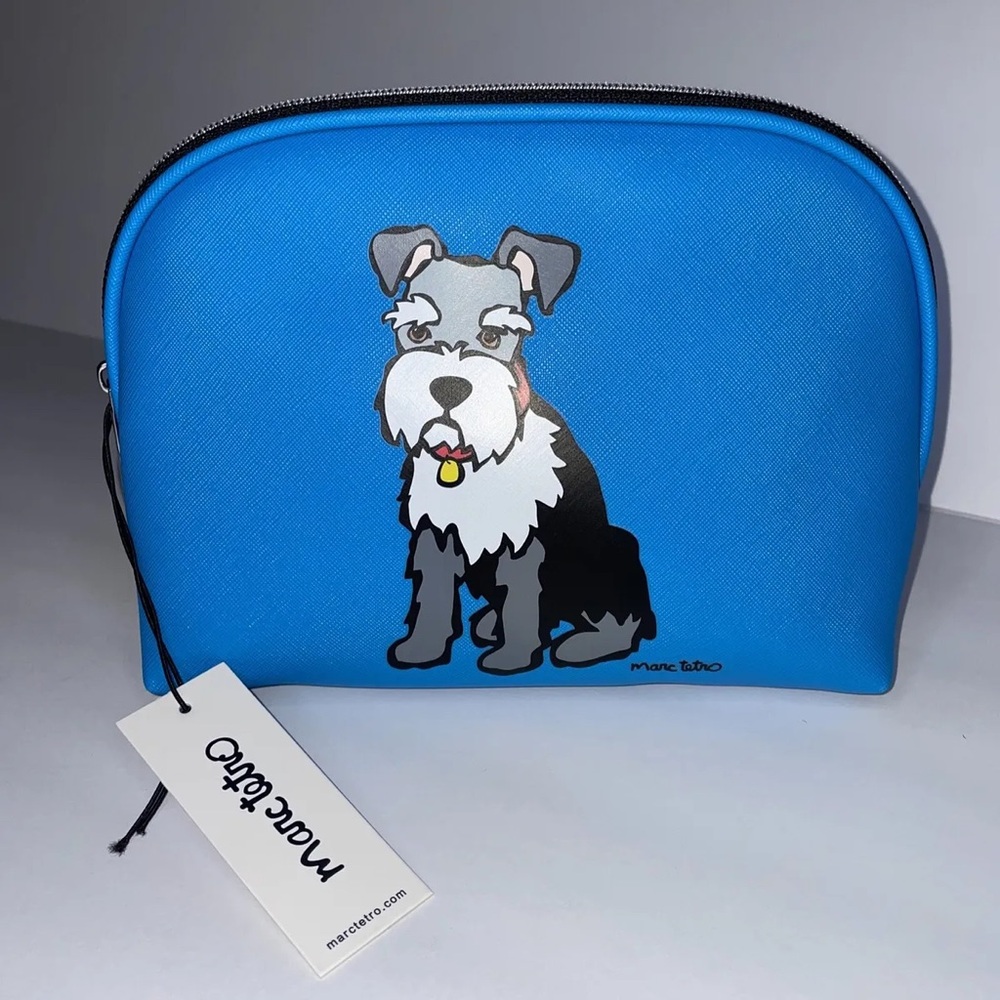 Marc Tetro Blue Cosmetic Bag